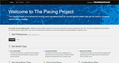 Desktop Screenshot of pacecalculator.com